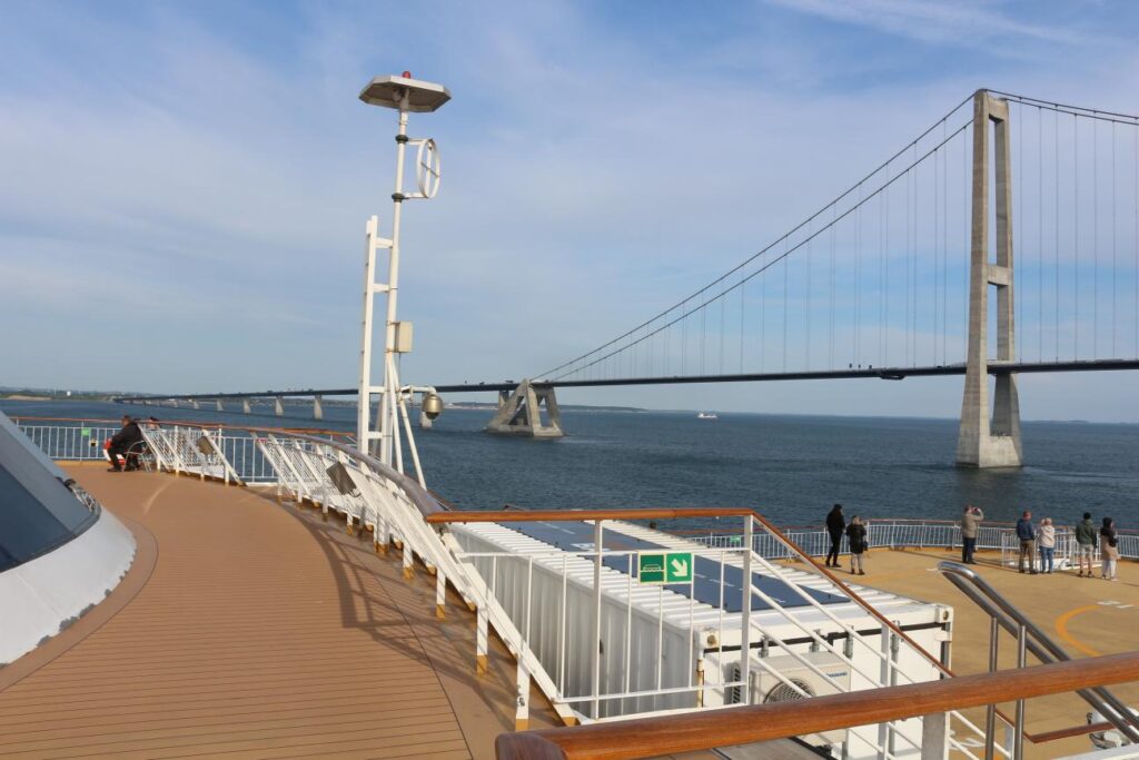 Bridge seen from Color Fantasy (Kiel-Oslo) Ferry - FerryGoGo.com