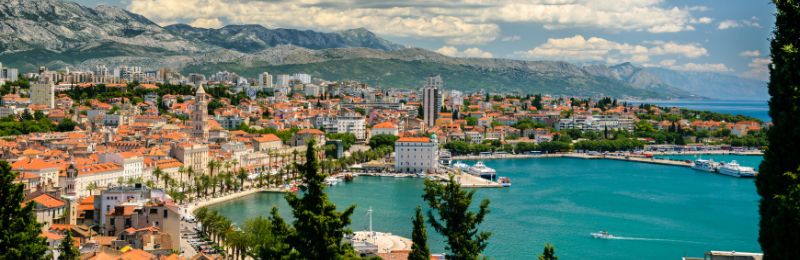Split haven en stad