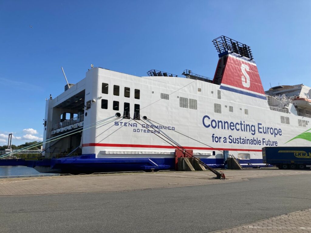 Stena Germanica in haven van Kiel naar Goteborg