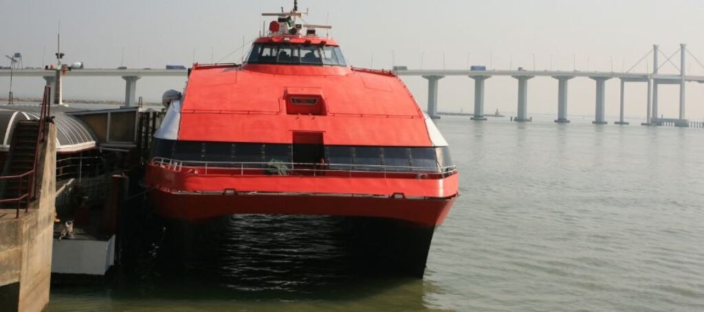 Catamaran Ferry in Macau