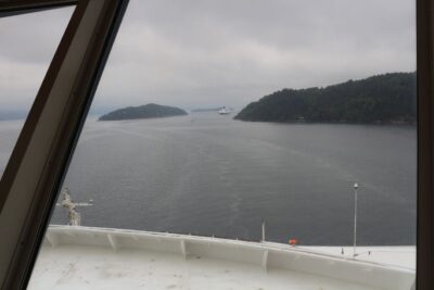 View on the ferry from Kiel to Oslo