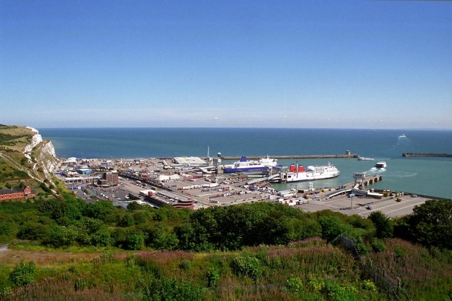 ferries in the port of Dover
