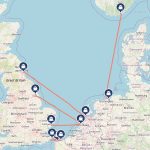 ferries to The Netherlands map