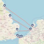 ferries uk-holland map