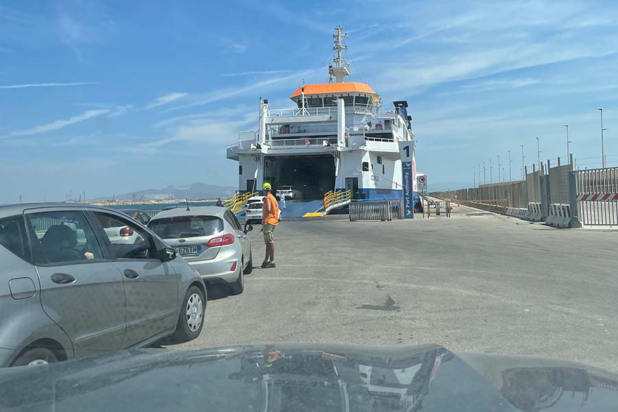 embark the blue navy ferry to elba