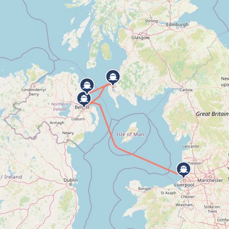 Ferry to Spain from Ireland (all options)