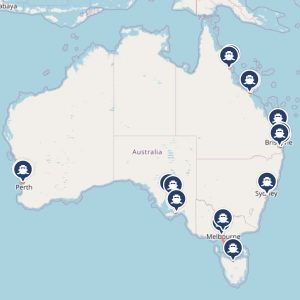 Ferry map Australia
