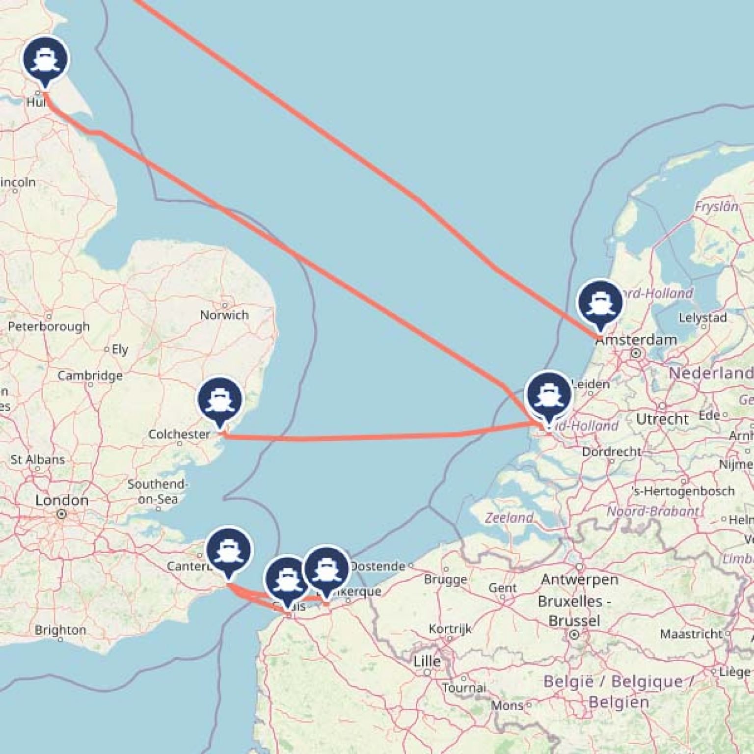 Ferry to Netherlands from UK - Holland Ferry - FerryGoGo.com