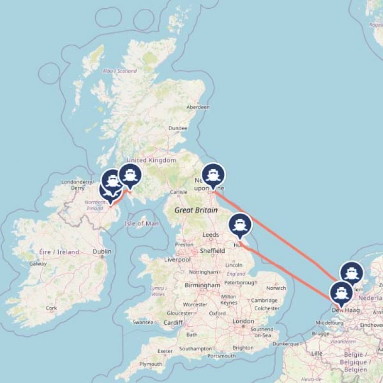 Ferry to Spain from Ireland (all options)