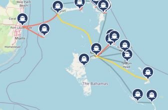 miami bahamas ferry map