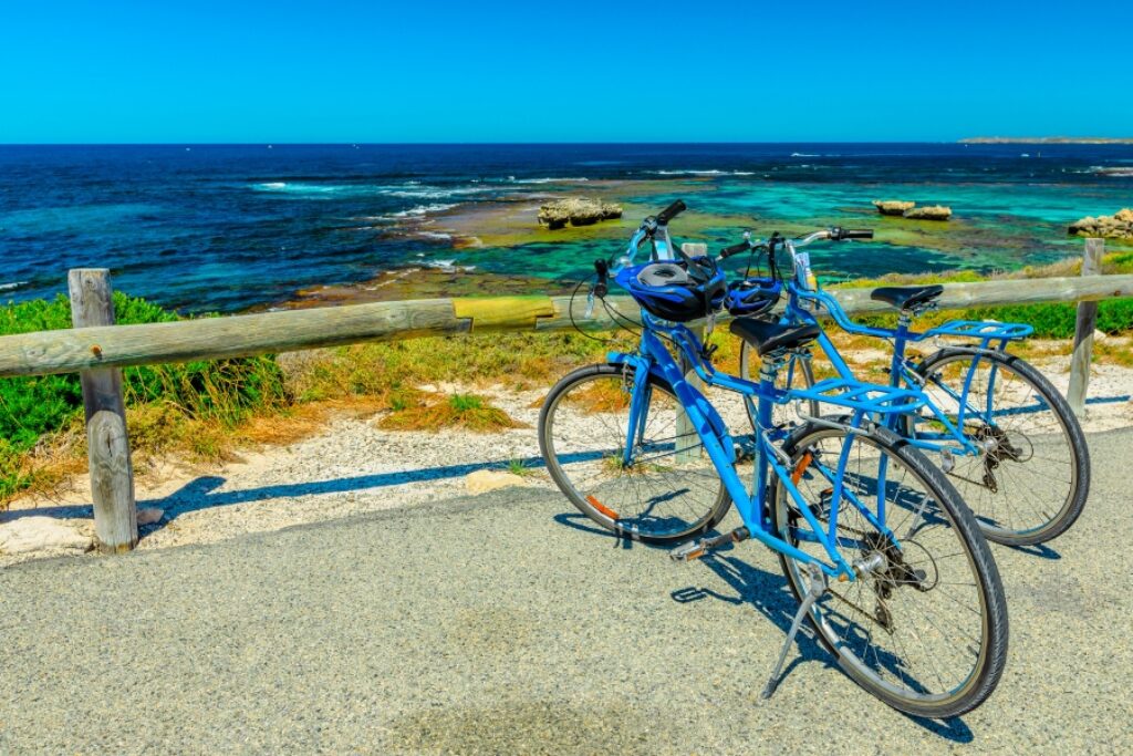 Bikes at Parker Point, Rottnest Island