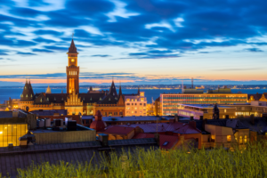 View Helsingor from Helsingborg