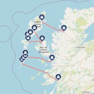 ferry to outer hebrides map