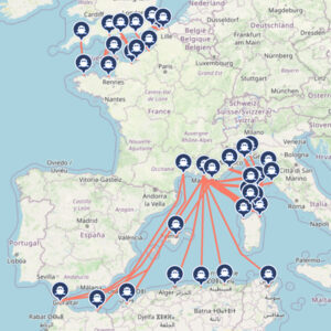 ferries france map