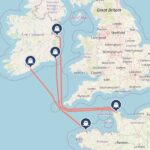 ferry to Ireland from France map