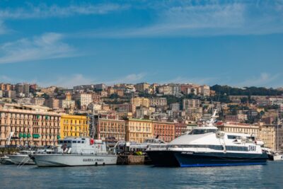 Snav ferry in Naples