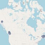 ferry route map Canada