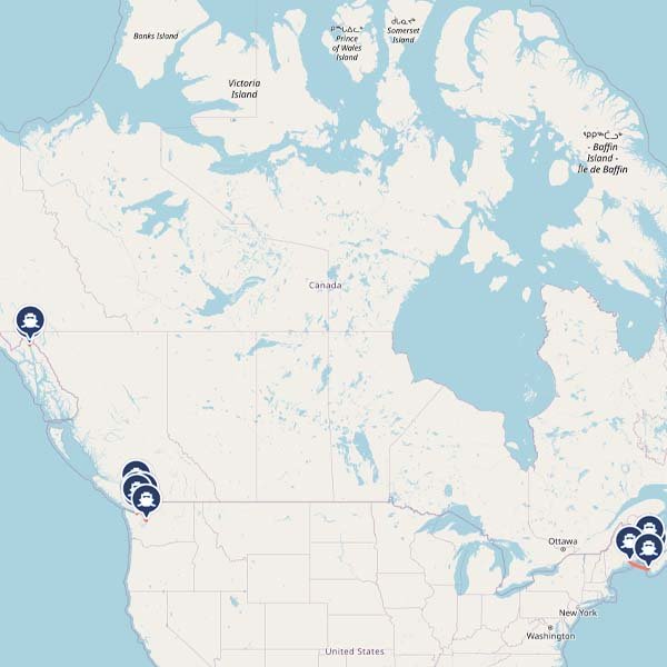 Canada Ferry Guide All Routes Prices And Passenger Ferries   Ferry Route Mapp Canada 