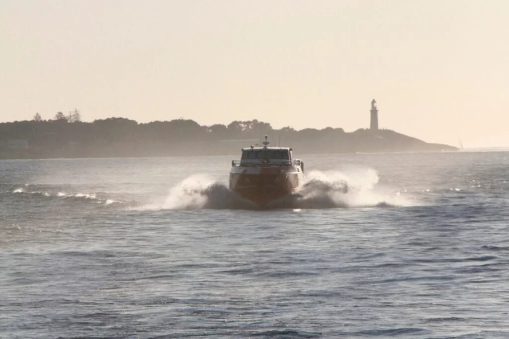 Rottnest Express ferry departing from Fremantle