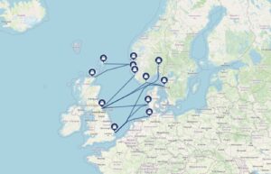 Historic ferries from the UK to Scandinavia, Norway, Sweden and Denmark
