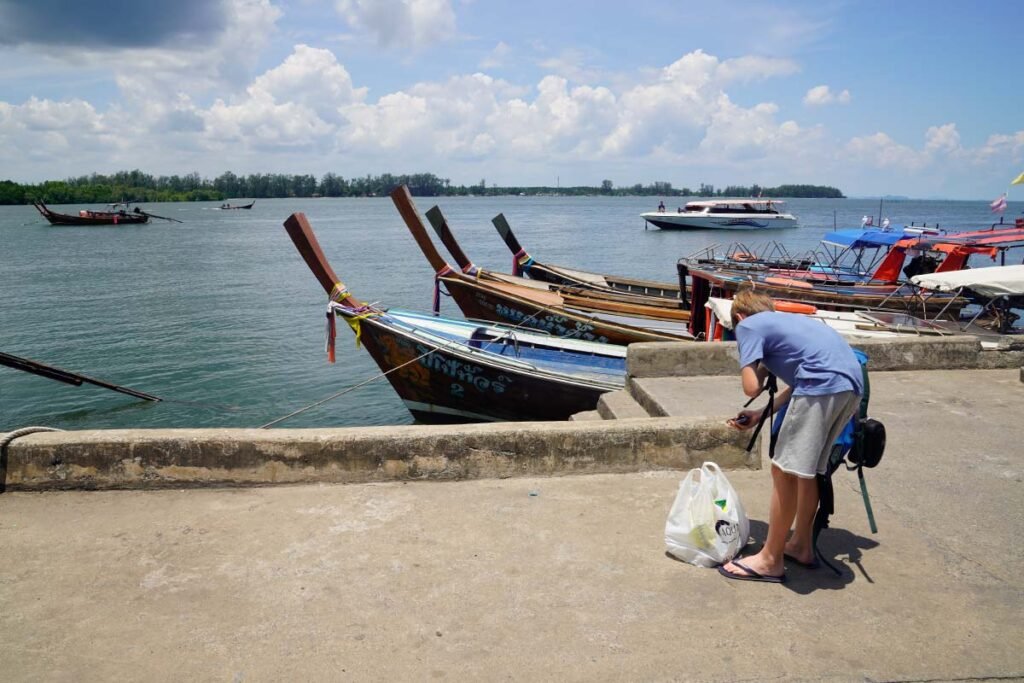 Gather your things to board at Hat Yao