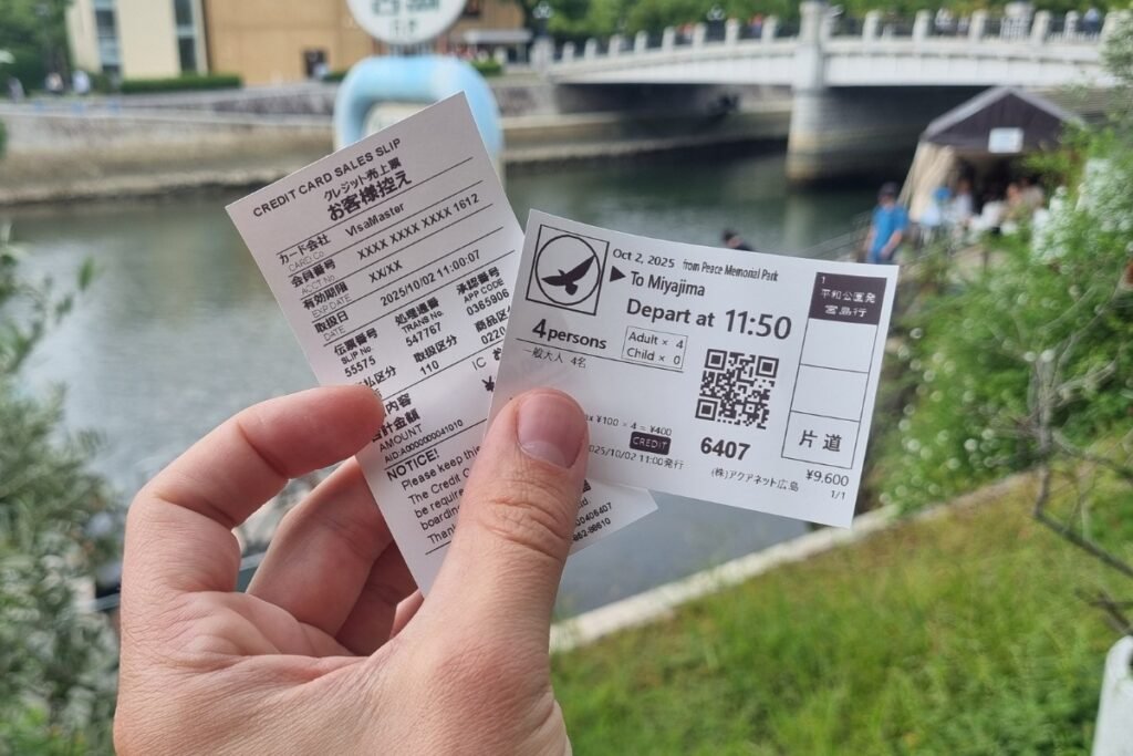 hiroshima miyajima ferry tickets