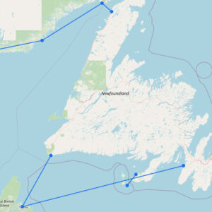 British Columbia ferry map | island crossings on the coast