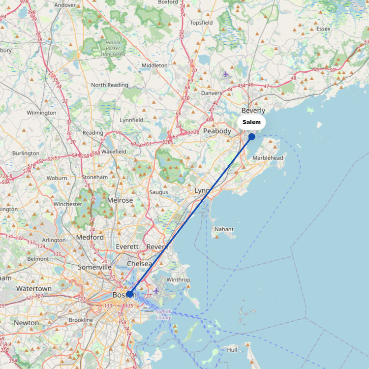 Ferry Routes to Salem