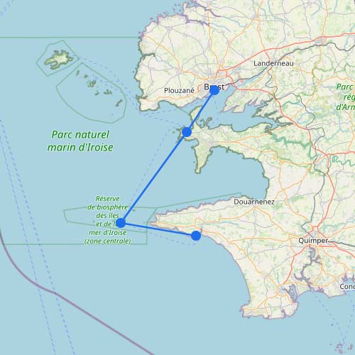 Ferries vers l'île de Sein