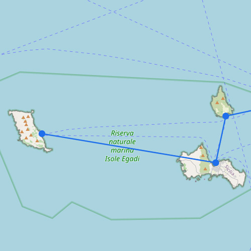 Rotte dei traghetti per Favignana