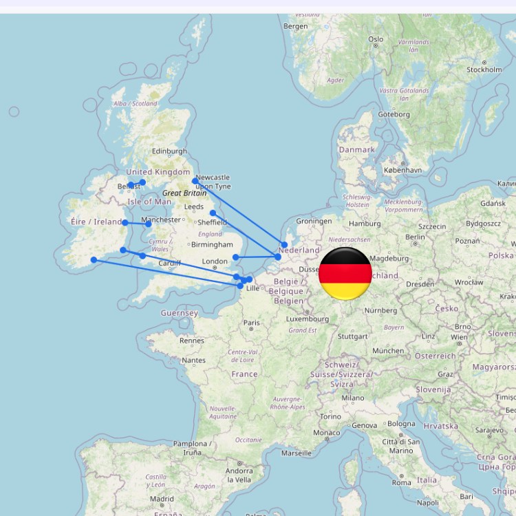 Ferries from Ireland to Germany