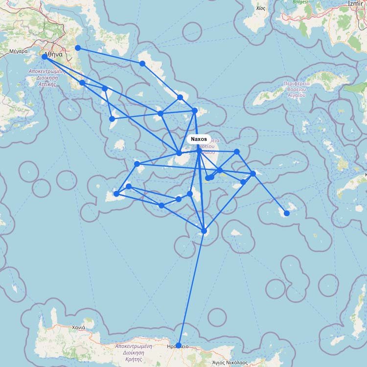 Ferry Routes to Naxos