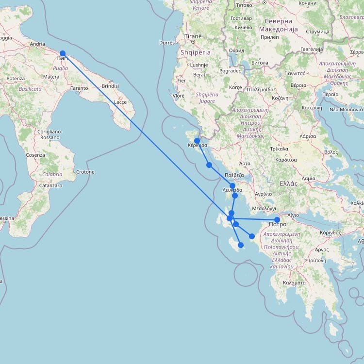 Ferry Routes to Kefalonia