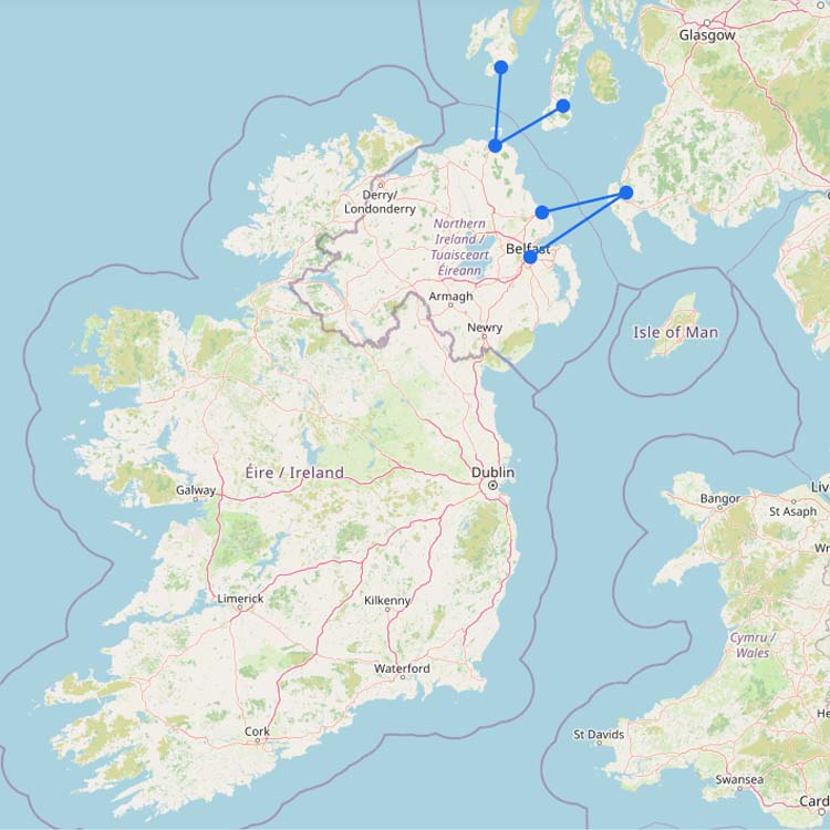 Ferries from Ireland to Scotland