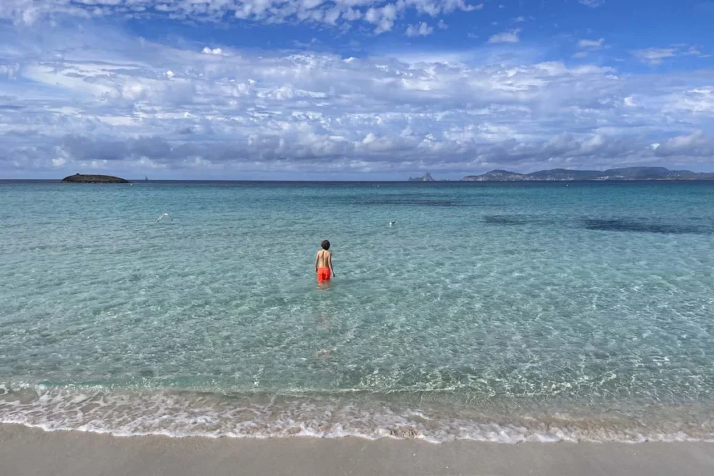 Platja de Ses Illetes beach on Formentera
