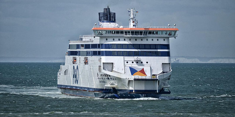 Large New P&O Vessel (Calais-Dover) In Test Phase