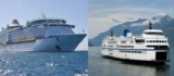 The difference between a ferry and a cruise ship