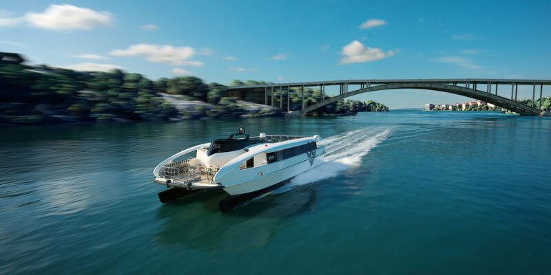 High-speed emission free catamaran to US