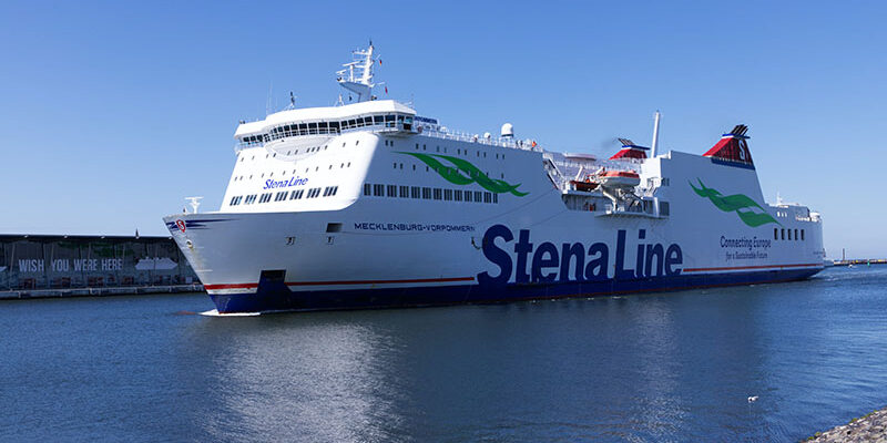 Stena Ebba in service: the newest, largest and most modern E-Flexer ferry